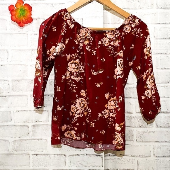 Sky & Sparrow GIRLS Floral top - Picture 1 of 2